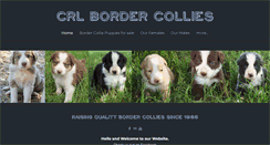 Desktop Screenshot of crlbordercollies.com